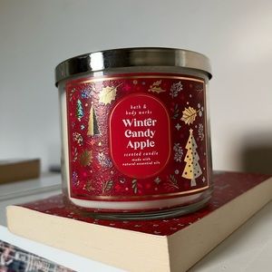 Winter Candy Apple Bath and Body Works Candle